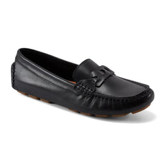 Rockport Women / Blara Almond Toe Casual Slip-on Flat Loafers - Black