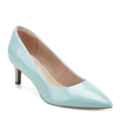 Rockport Women / Cindy Total Motion Pumps - Light Blue Leather