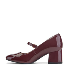 Rockport Women / Xena Block Heel Mary Jane Pumps - Dark Red
