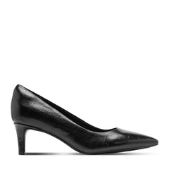 Rockport Women / Cindy Total Motion Pumps - Black Croco Leather