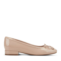 Rockport Women / Sadie Square Toe Slip-on Ballet Dress Flats - Light Natural