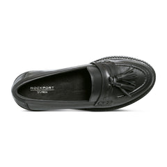 Rockport Women / Kiara Tassel Loafers - Black Leather
