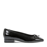 Rockport Women / Sadie Square Toe Slip-on Ballet Dress Flats - Black Patent