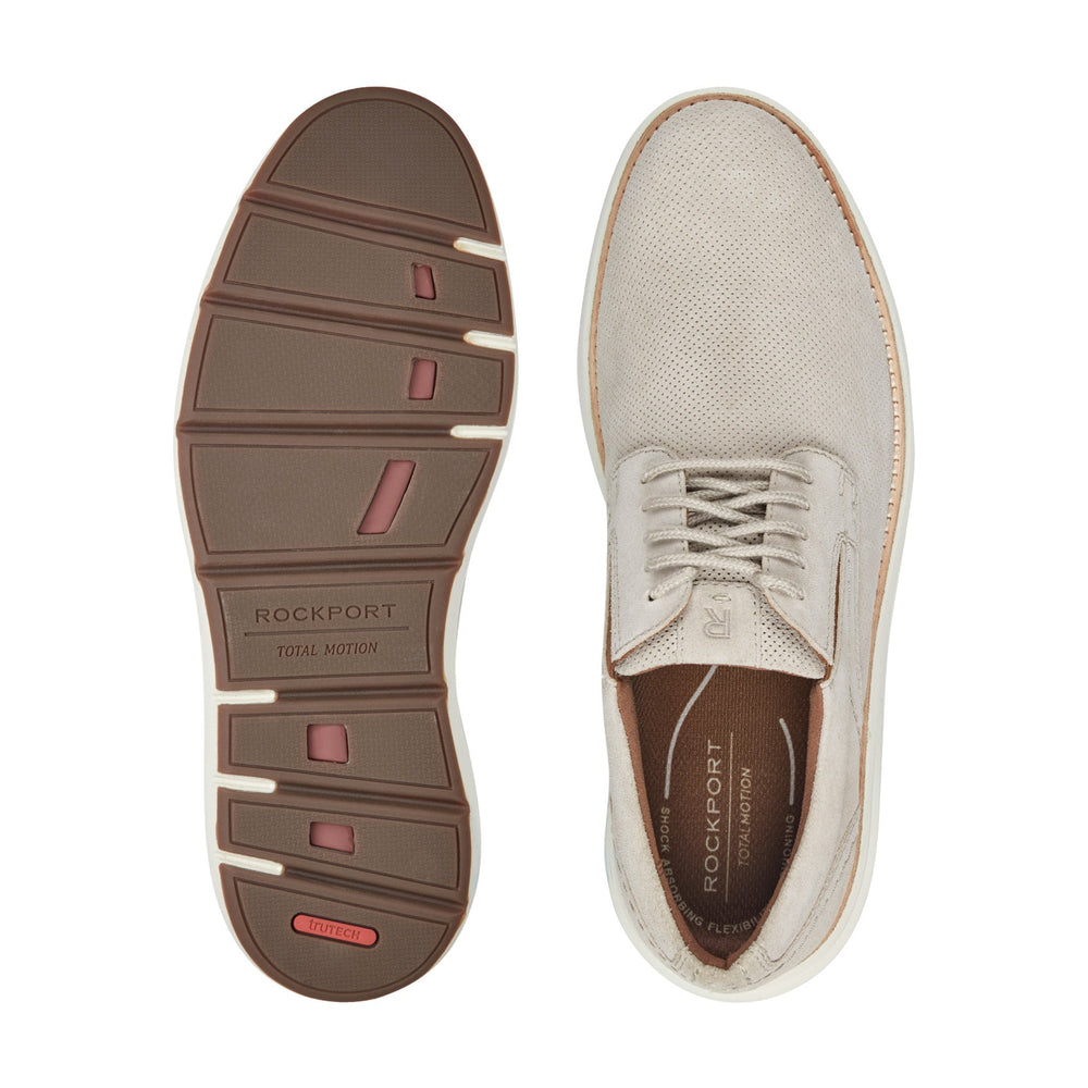 Rockport Men / Total Motion Cadman Casual Lace-up Oxford Sneakers - Taupe Suede