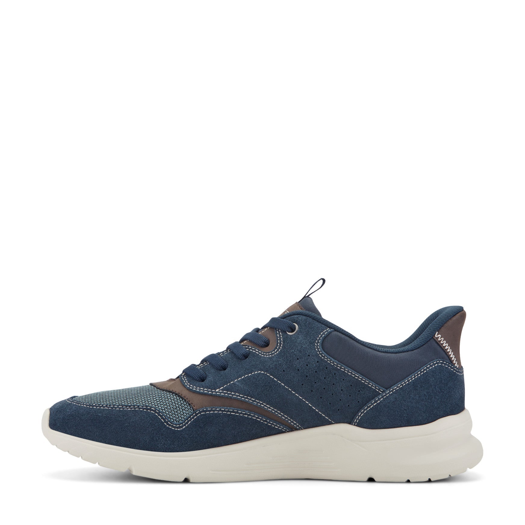 Rockport Men / Shawn Step Activated Casual Lace-up Sneakers - Dark Blue Suede