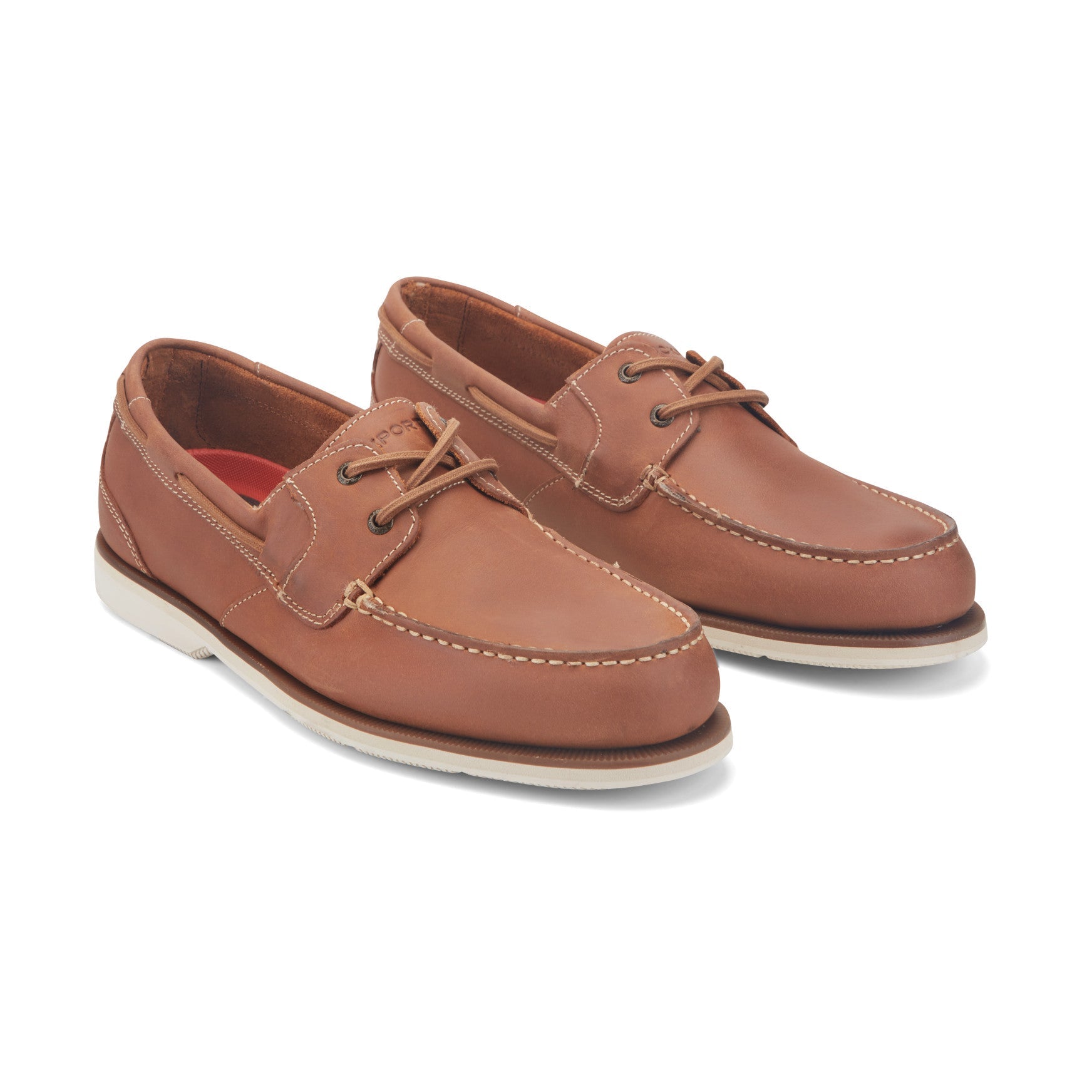 Rockport Men / Southport Boat Shoe - Wheat Brown Leather