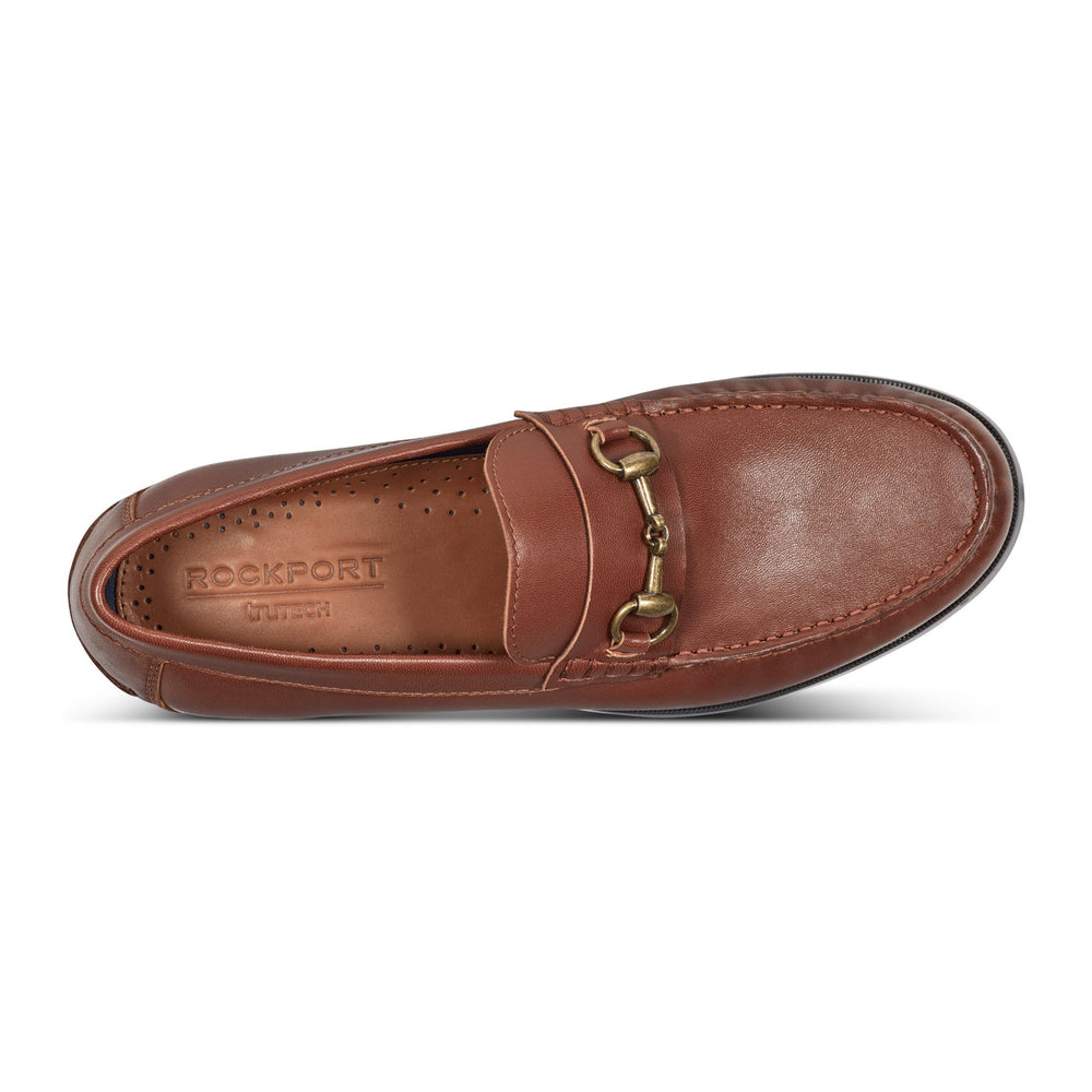 Rockport Men / Whit Classic Bit Loafers - Dark Brown Leather