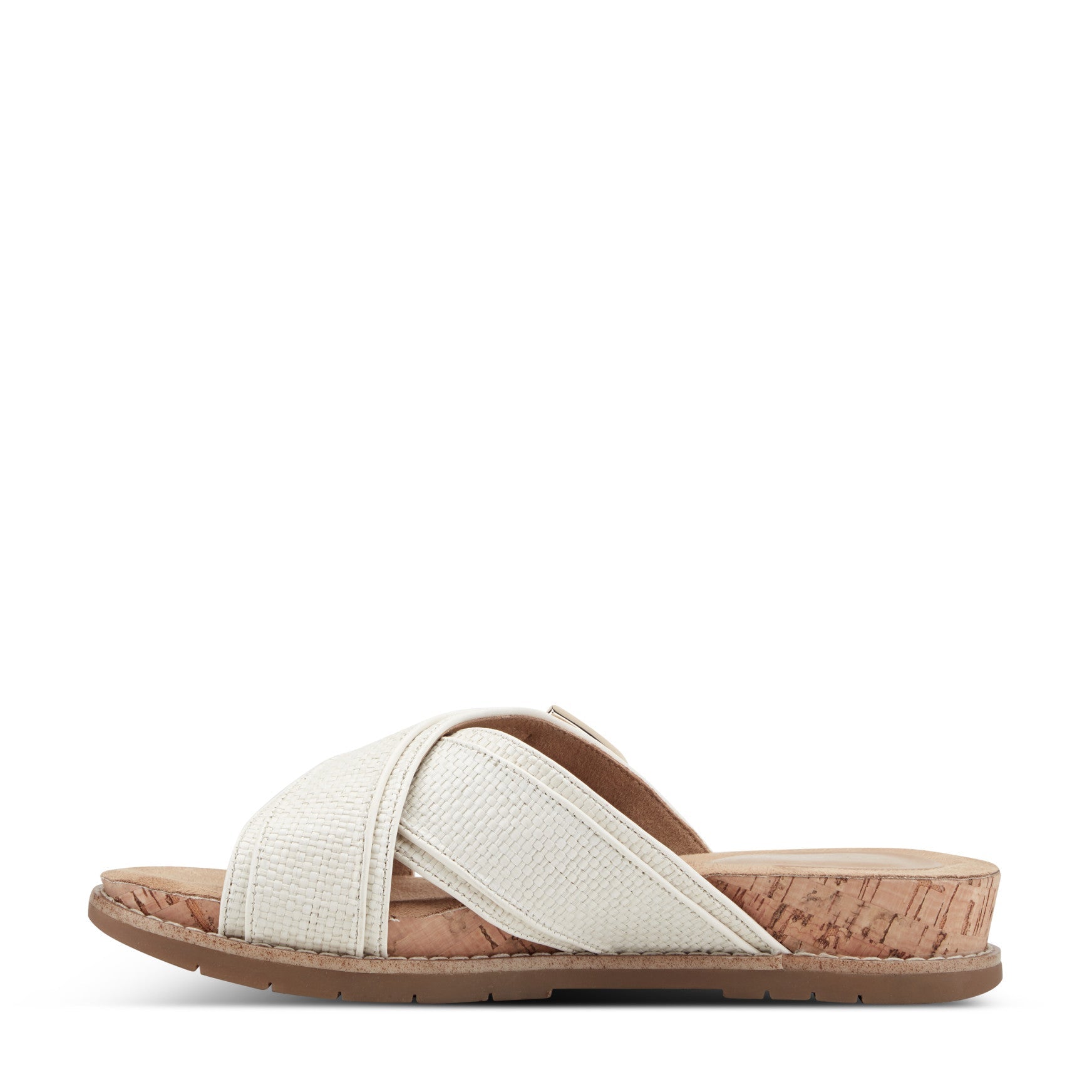 Rockport Women / Zemira Slip-on Casual Sandals - Ivory Raffia