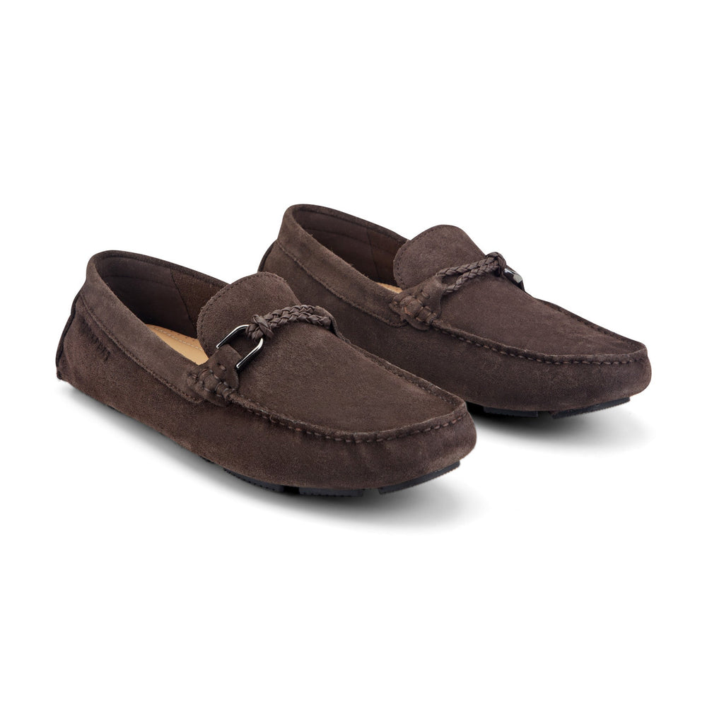Rockport Men / Roland Loafers - Dark Brown Suede