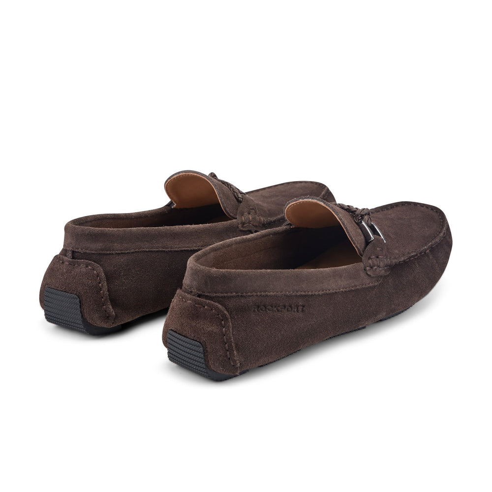 Rockport Men / Roland Loafers - Dark Brown Suede