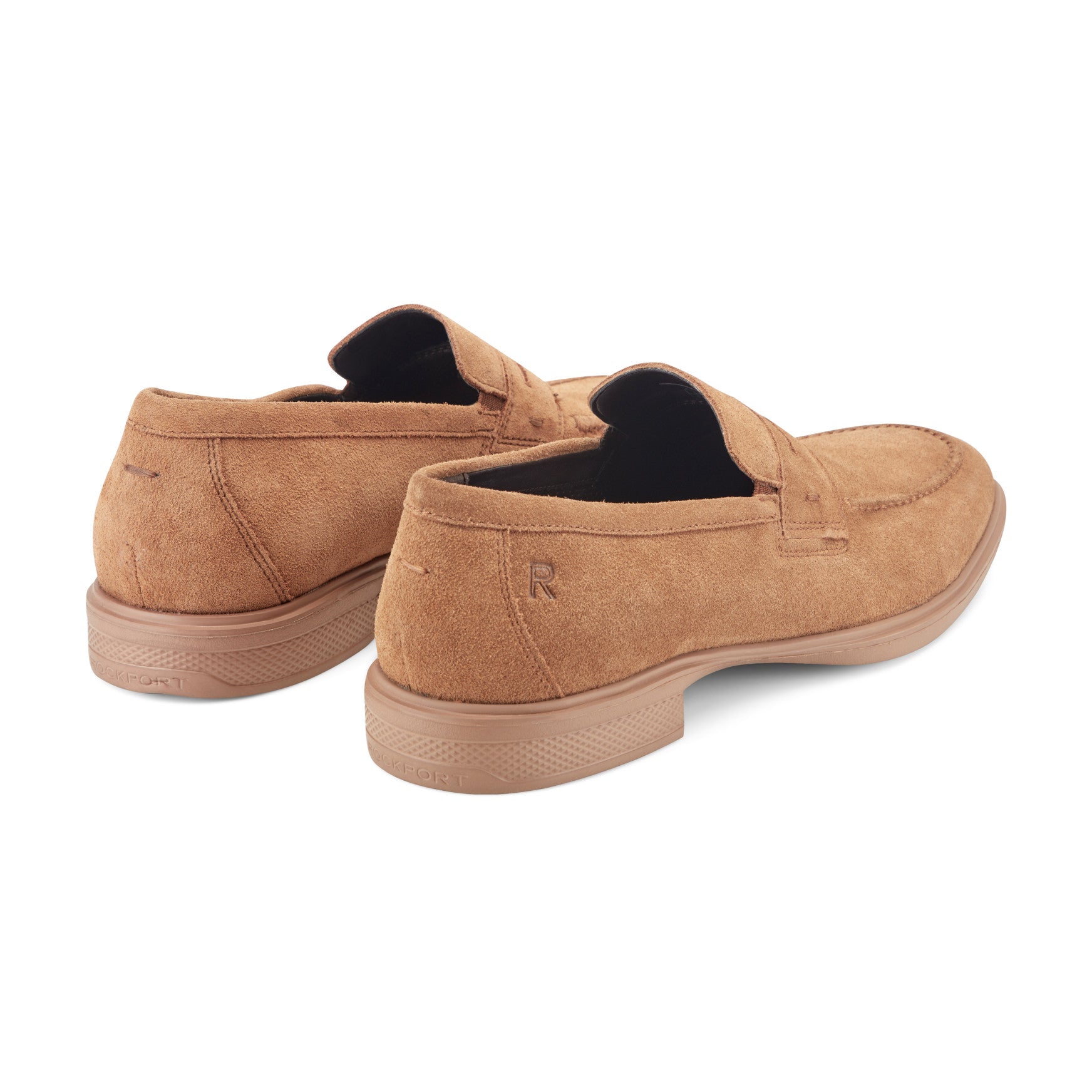 Rockport Men / Keenan Penny Loafers - Medium Natural Suede