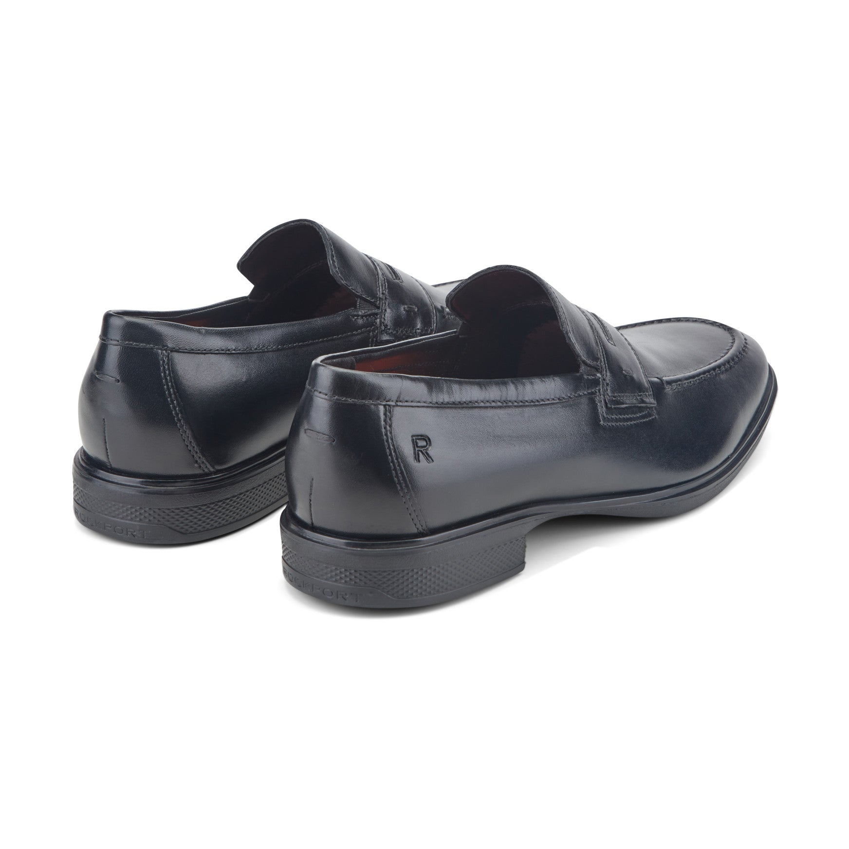 Rockport Men / Keenan Penny Loafers - Black Leather