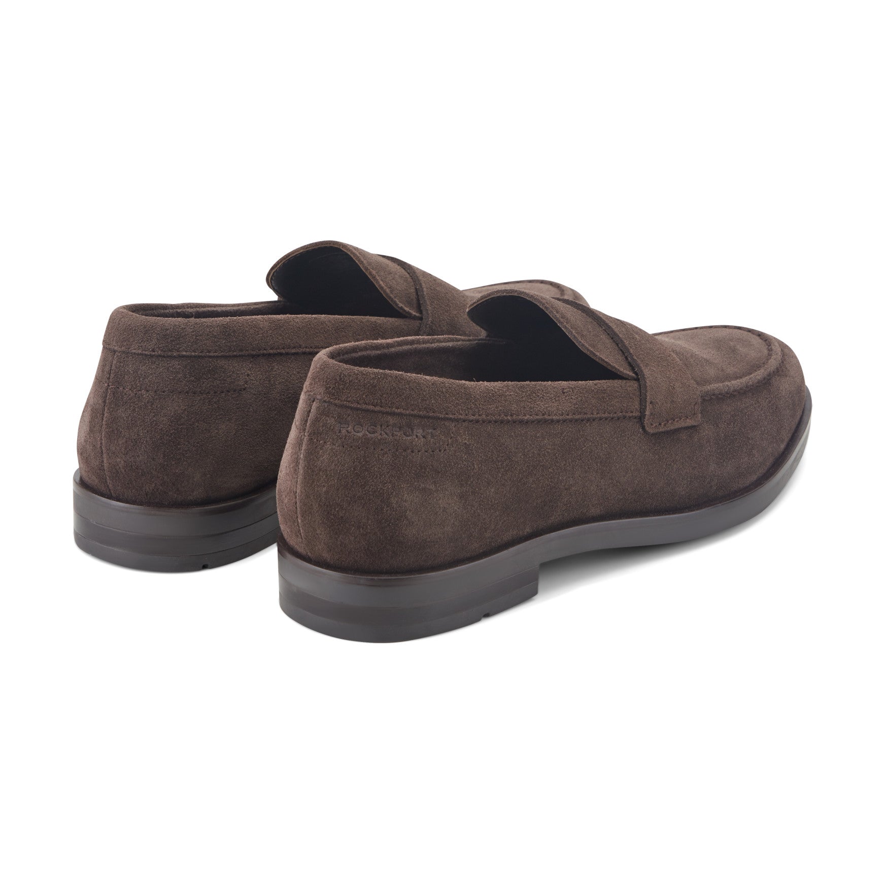 Rockport Men / Sutton Penny Loafers - Dark Brown Suede