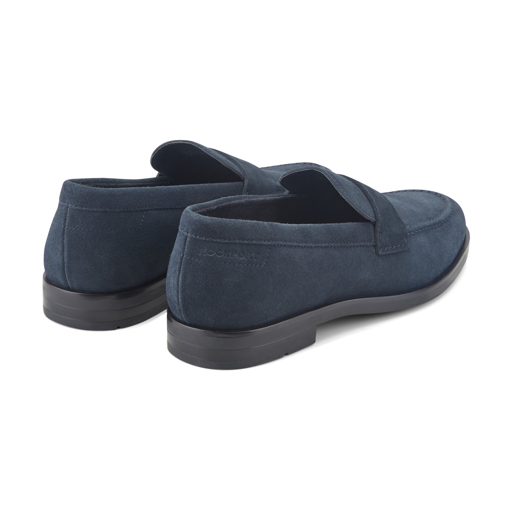Rockport Men / Sutton Penny Loafers - Dark Blue Suede