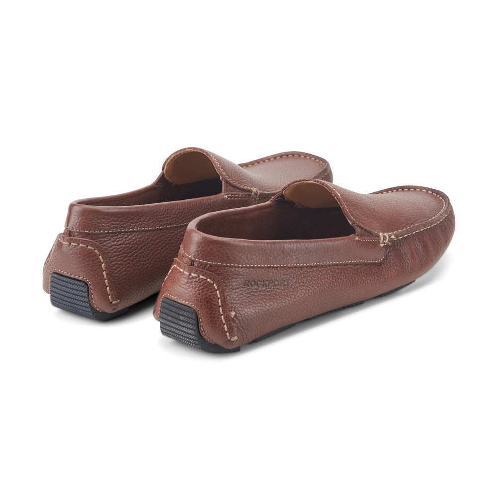 Rockport Men / Rhyder Venetian Loafers - Mahogany Leather