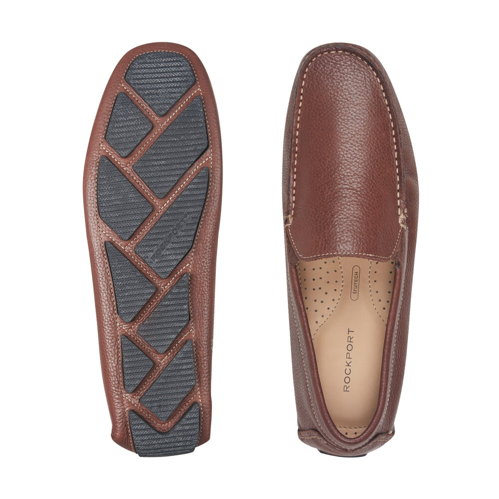 Rockport Men / Rhyder Venetian Loafers - Mahogany Leather