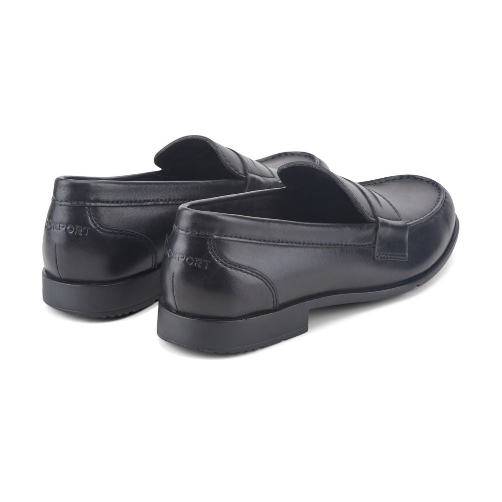 Rockport Men / Classic Penny Loafers - Black Leather