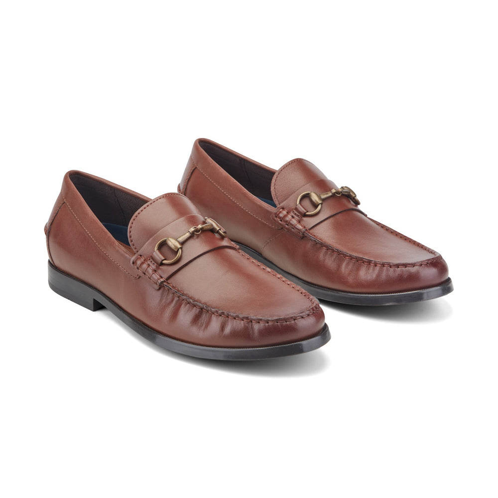 Rockport Men / Whit Classic Bit Loafers - Dark Natural Leather