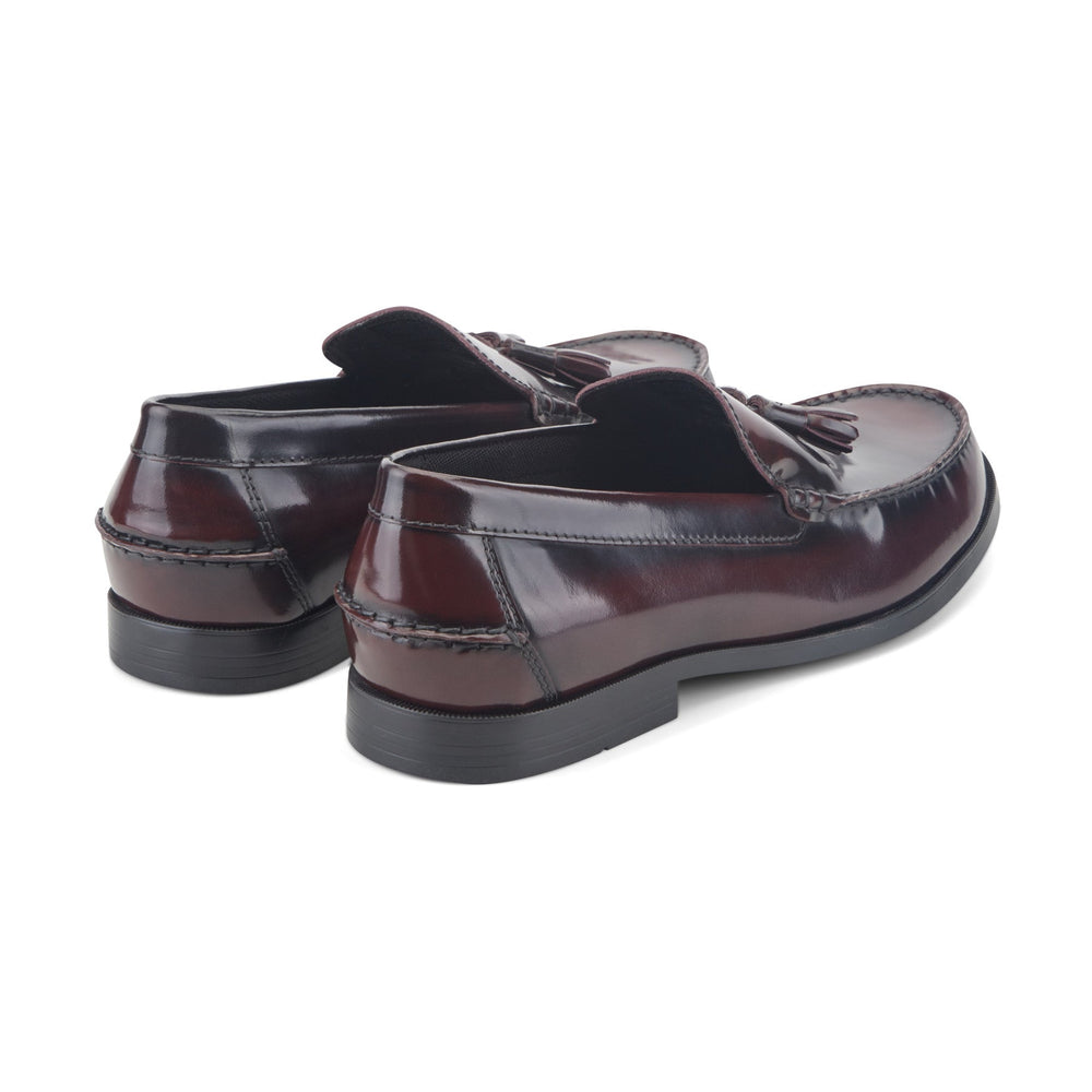 Rockport Men / Whitlaw Tassel Loafers - Dark Red Leather