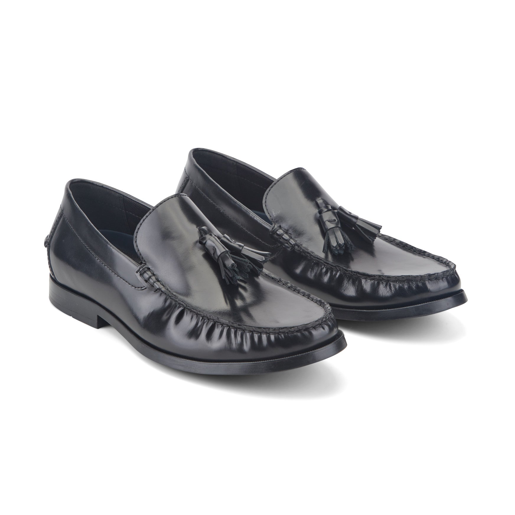 Rockport Men / Whitlaw Tassel Loafers - Black Leather