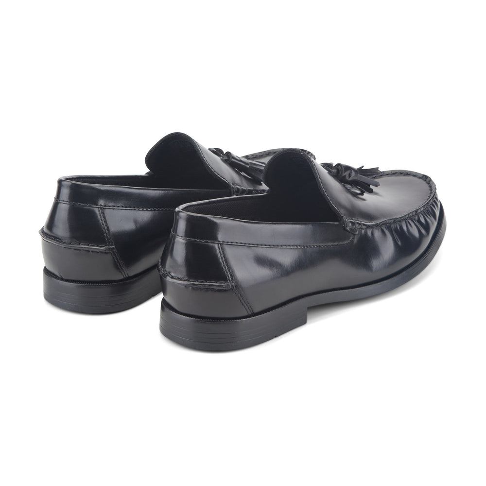 Rockport Men / Whitlaw Tassel Loafers - Black Leather