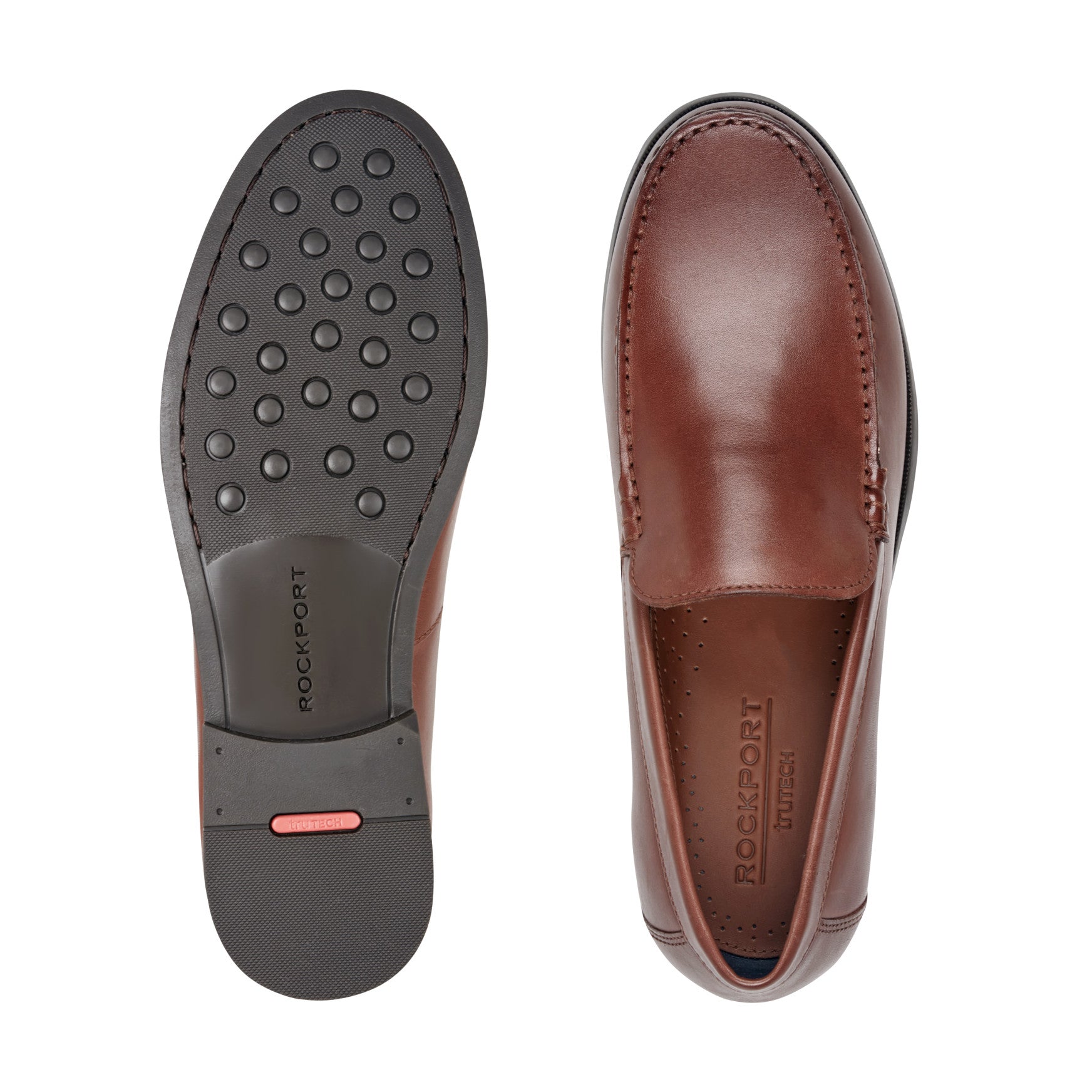 Rockport Men / Whitley Loafers - Dark Natural