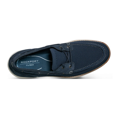 Rockport Men / Lyall Boat Shoes - Dark Blue