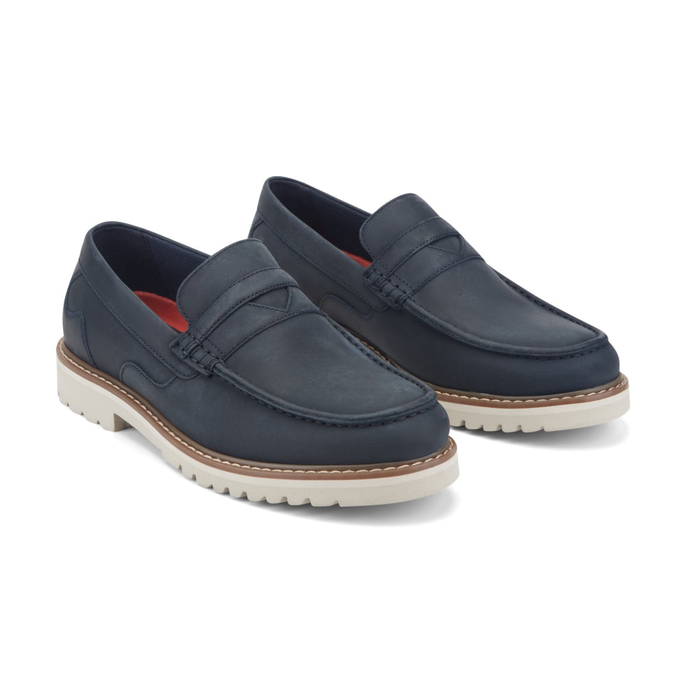 Rockport Men / Maverick Penny Loafers - New Dress Blues Leather