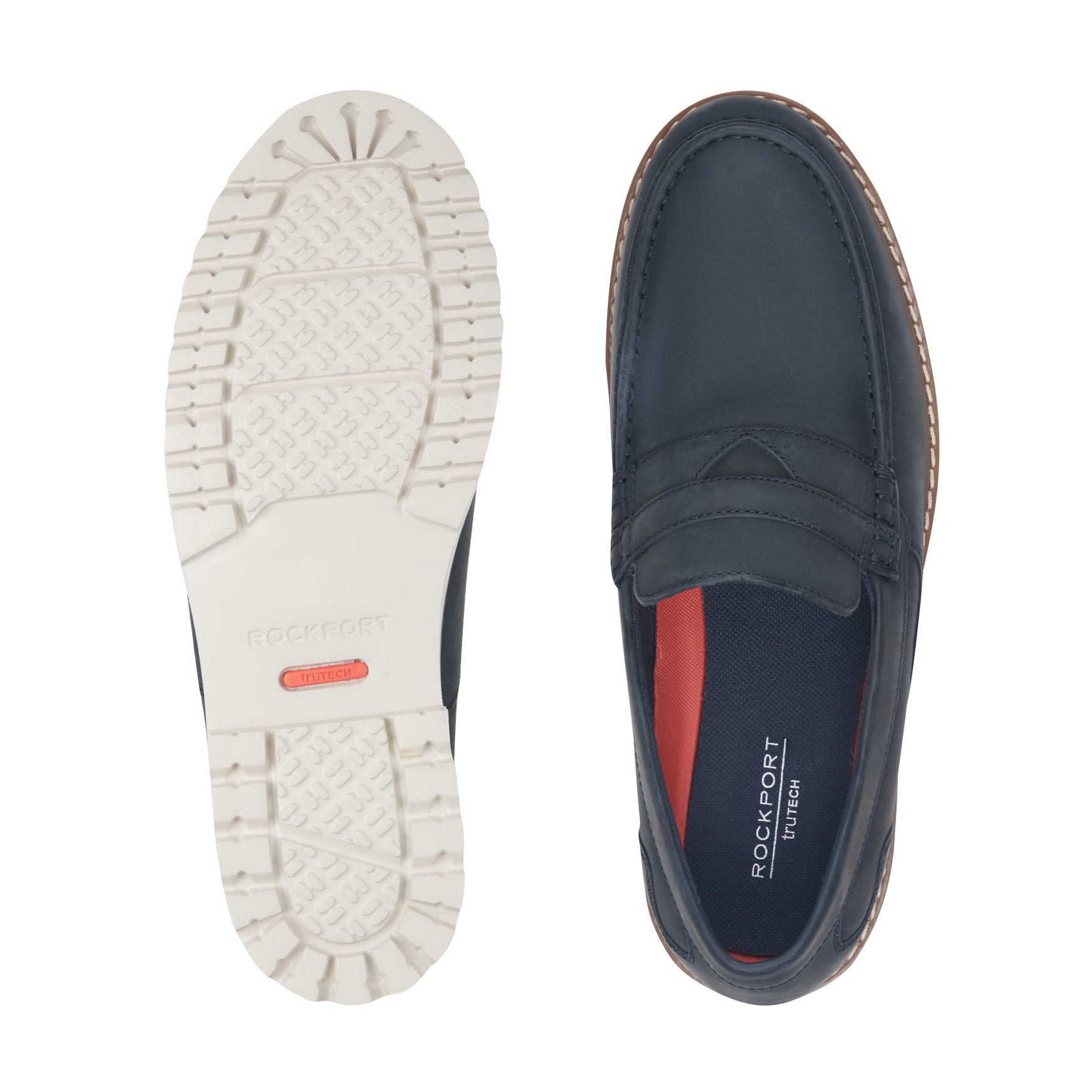 Rockport Men / Maverick Penny Loafers - New Dress Blues Leather
