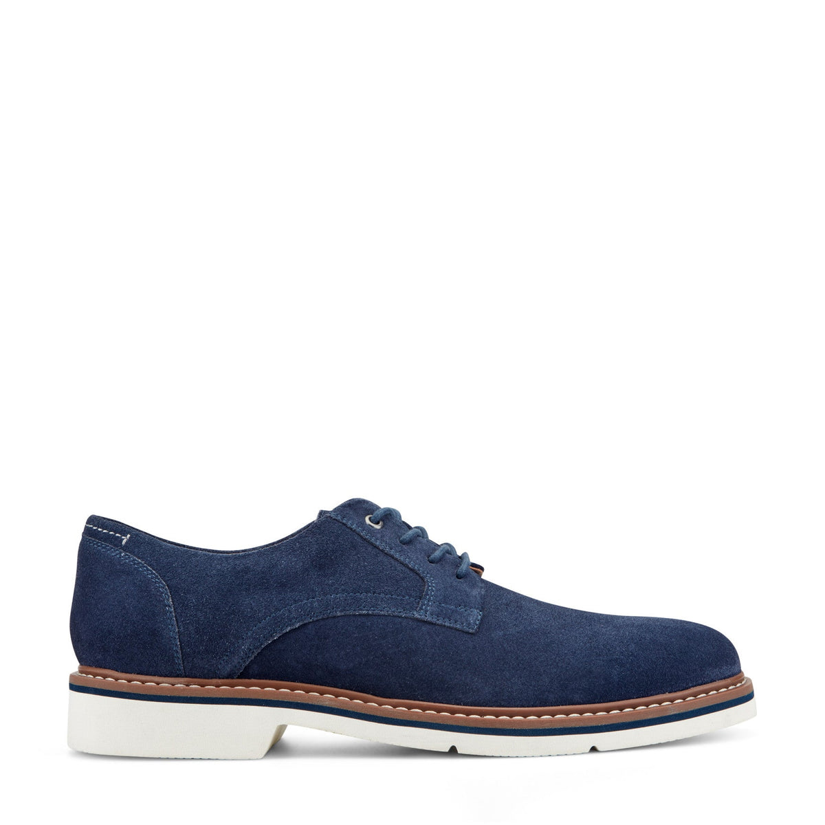 Rockport Men / Foley Lace-up Casual Oxfords - Navy Blue Suede