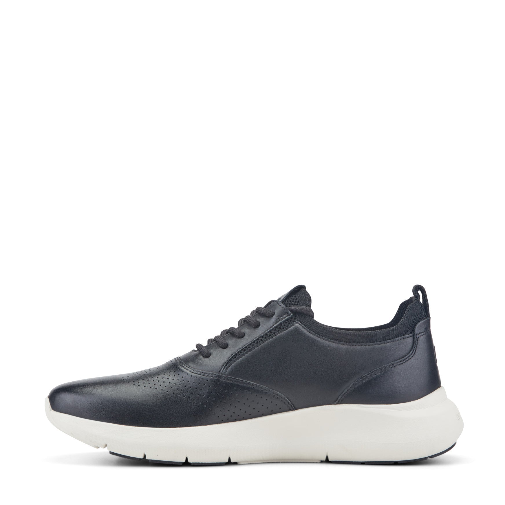 Rockport Men / Jeffson Casual Lace-up Sneakers - Black Leather