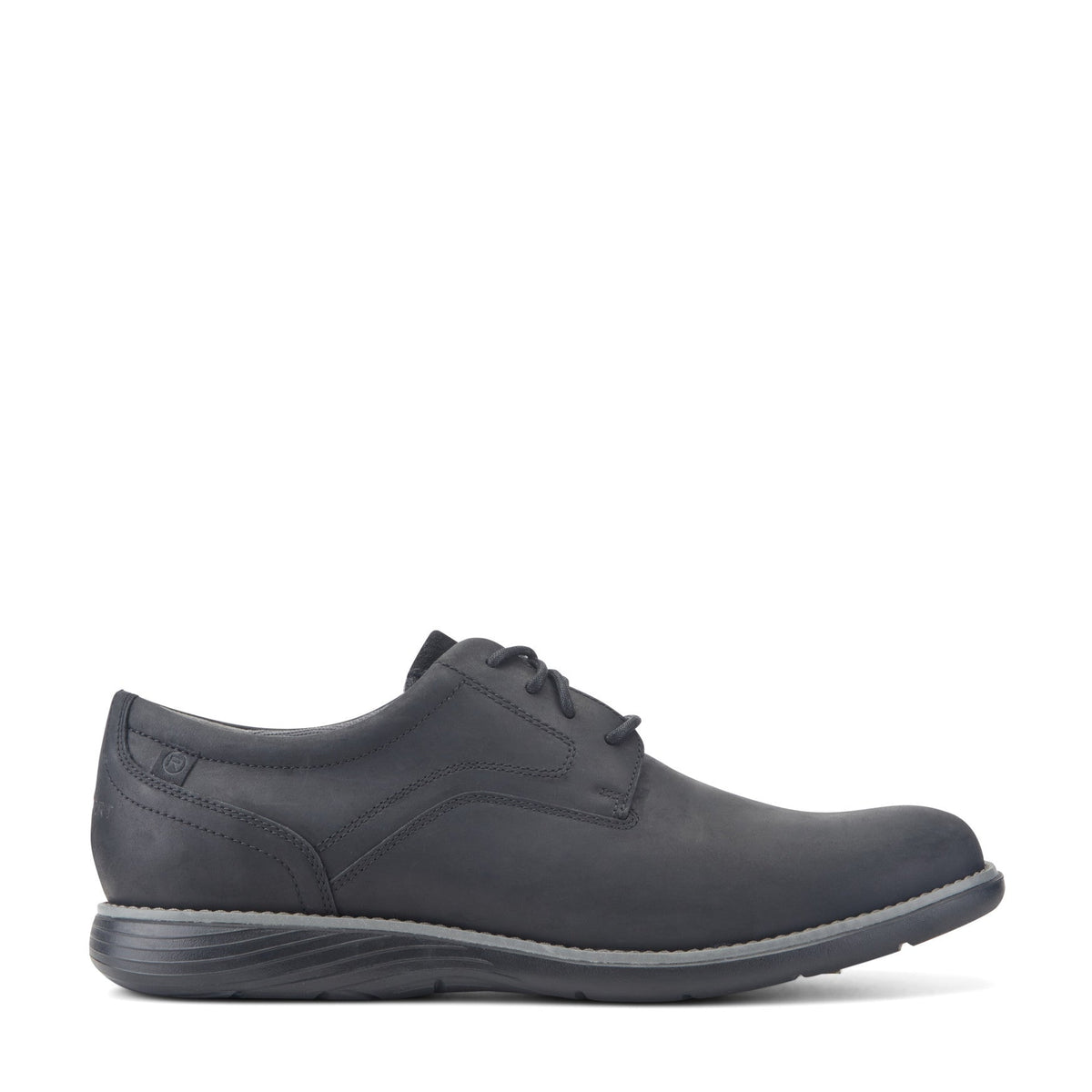 Rockport Men / Garett Plain Toe Oxford - Black Leather