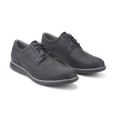 Rockport Men / Garett Plain Toe Oxford - Black Leather
