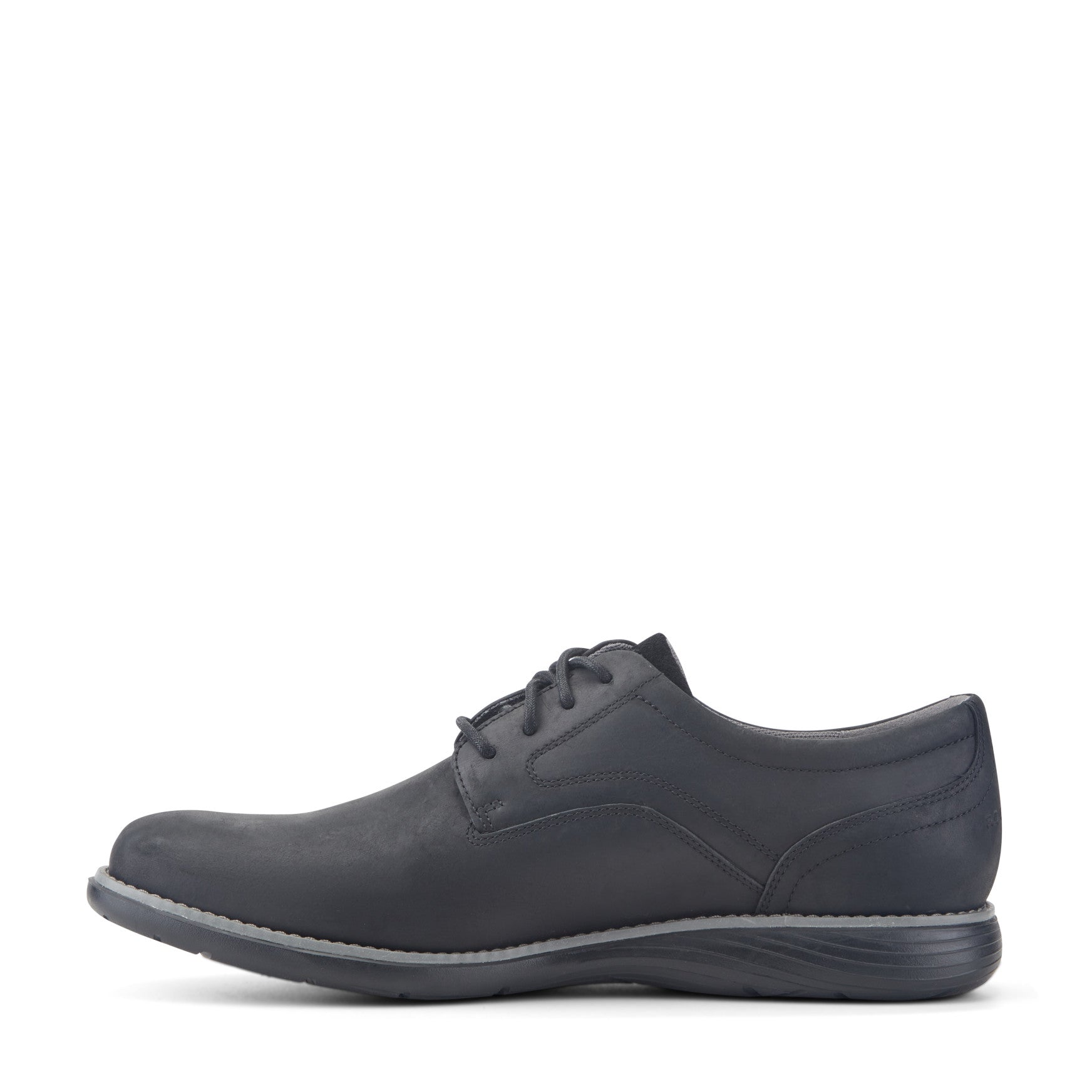 Rockport Men / Garett Plain Toe Oxford - Black Leather