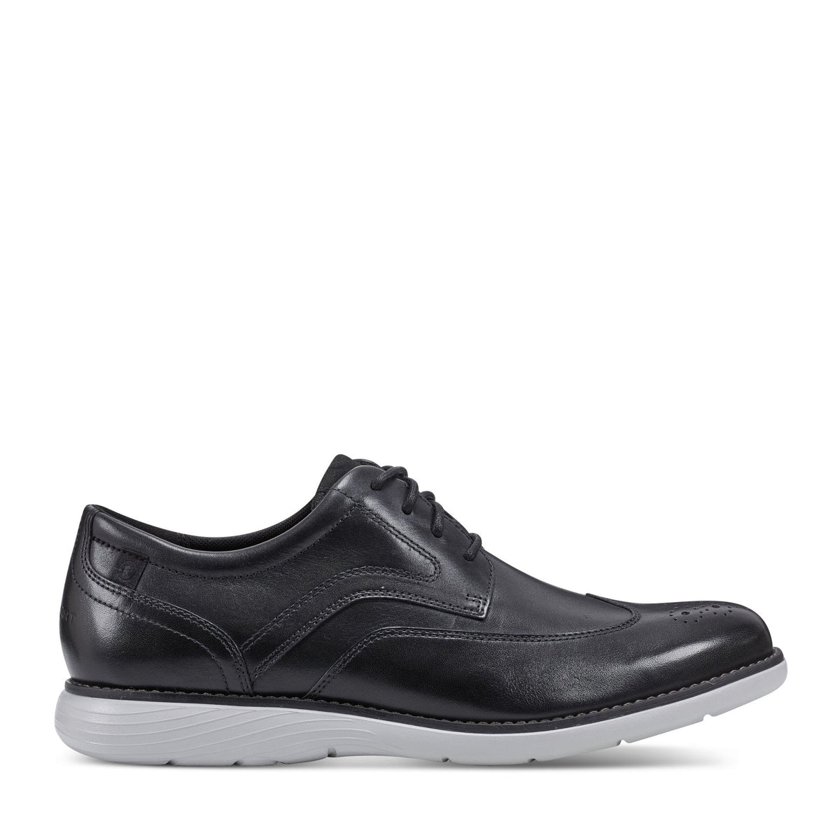 Rockport Men / Garett Wing Tip Oxford - Black Vapor Leather