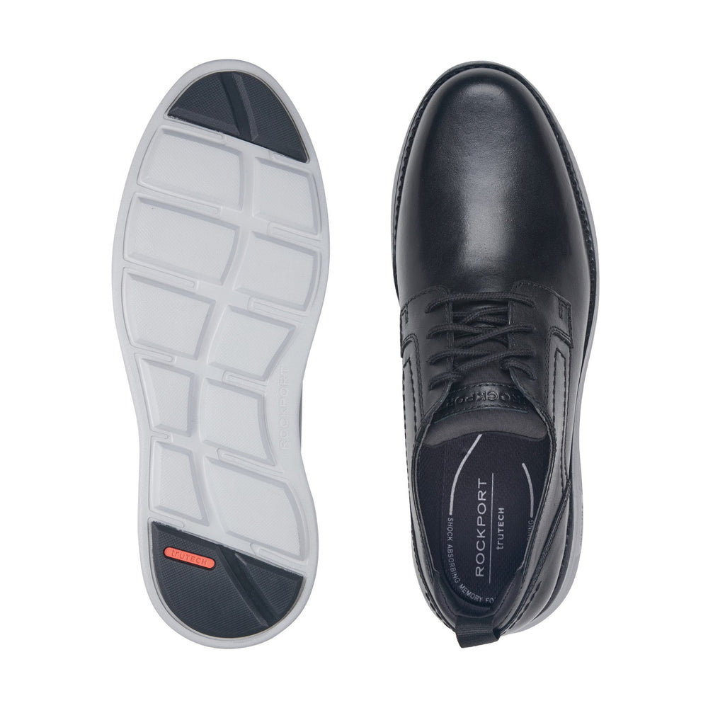 Rockport Men / Canton Casual Lace-up Oxford - Black Leather