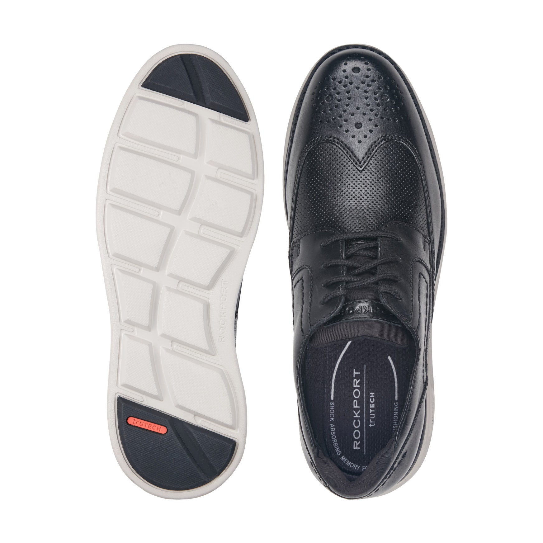 Rockport Men / Coltin Casual Lace-up Round Toe Shoes - Black