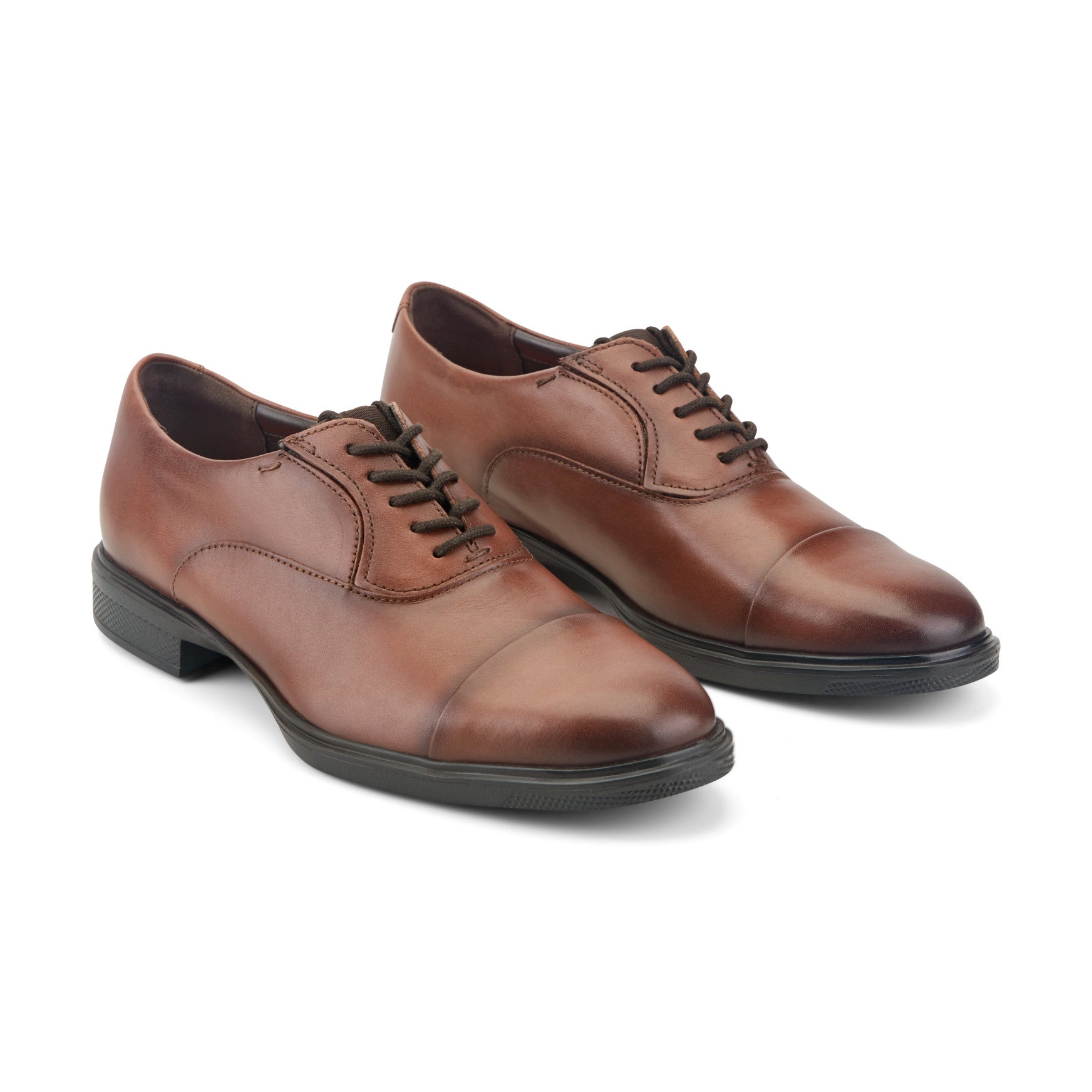 Rockport Men / Keefe Dress Cap Toe Lace-up Oxfords - Medium Natural Leather