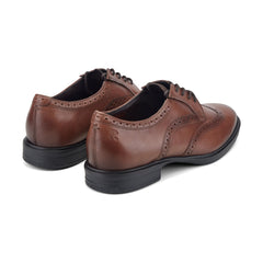 Rockport Men / Keegan Dress Wing Tip Lace-up Oxfords - Medium Natural Leather