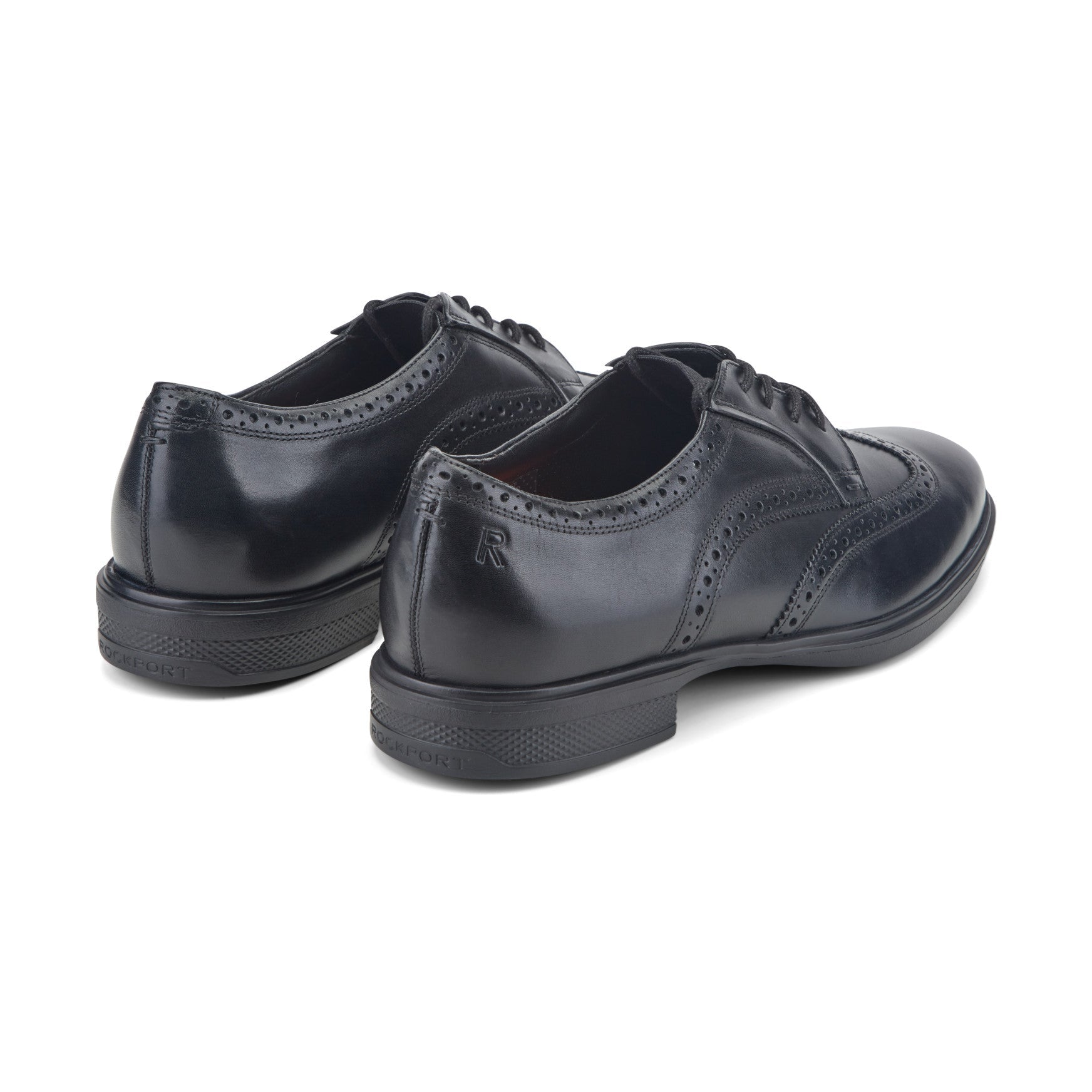 Rockport Men / Keegan Dress Wing Tip Lace-up Oxfords - Black Leather