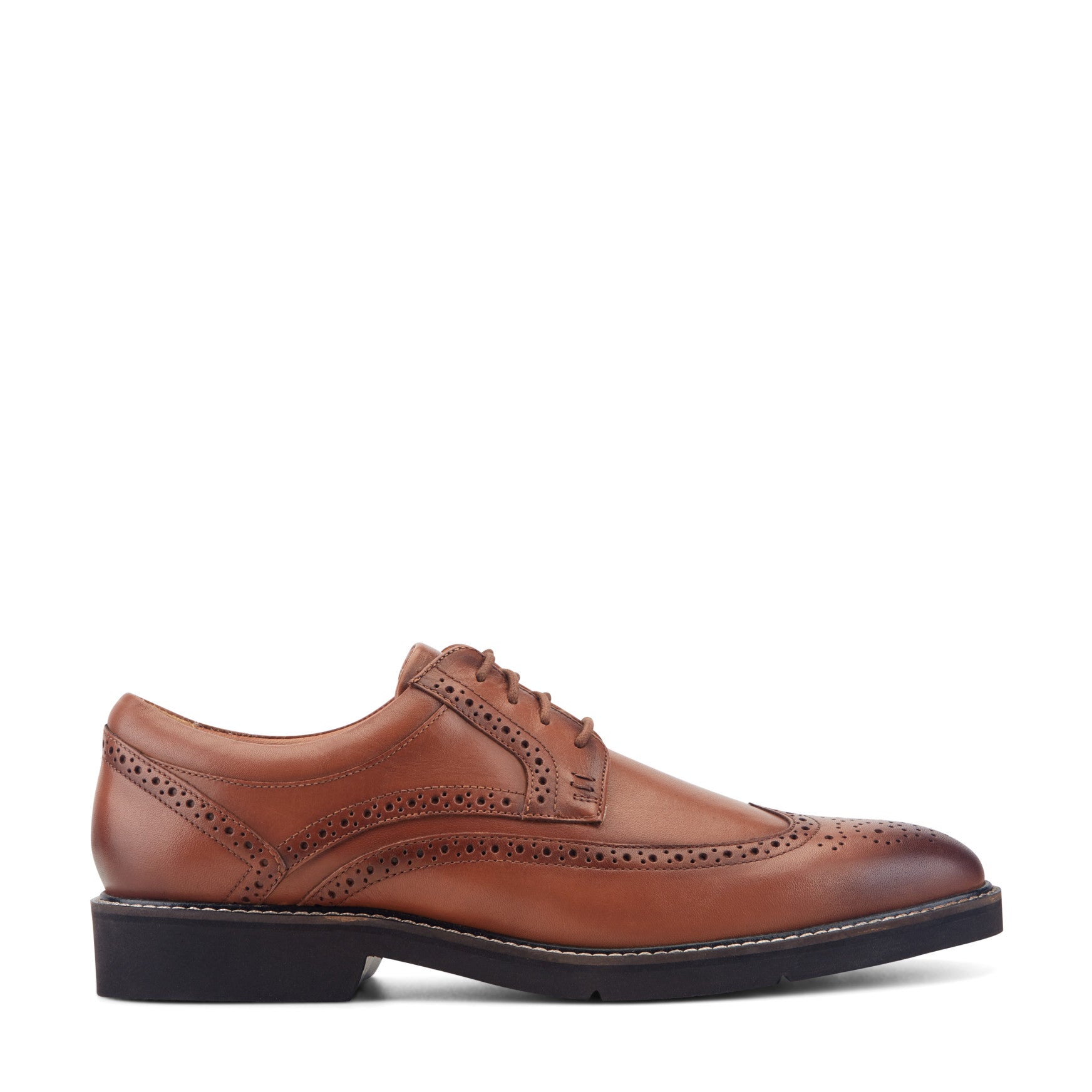 Rockport Men / Fallo Dress Lace-up Almond Toe Oxfords - Medium Natural Leather