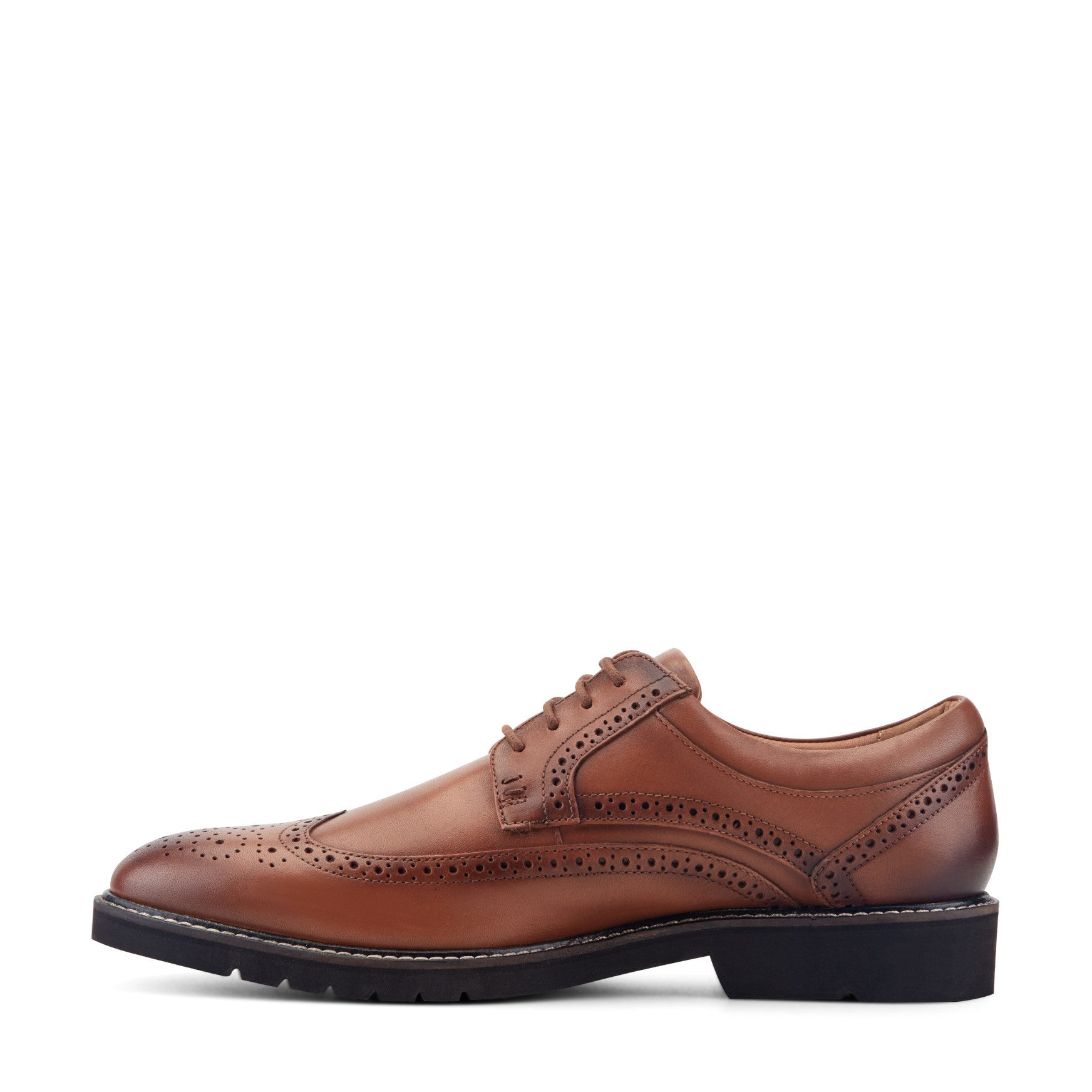 Rockport Men / Fallo Dress Lace-up Almond Toe Oxfords - Medium Natural Leather