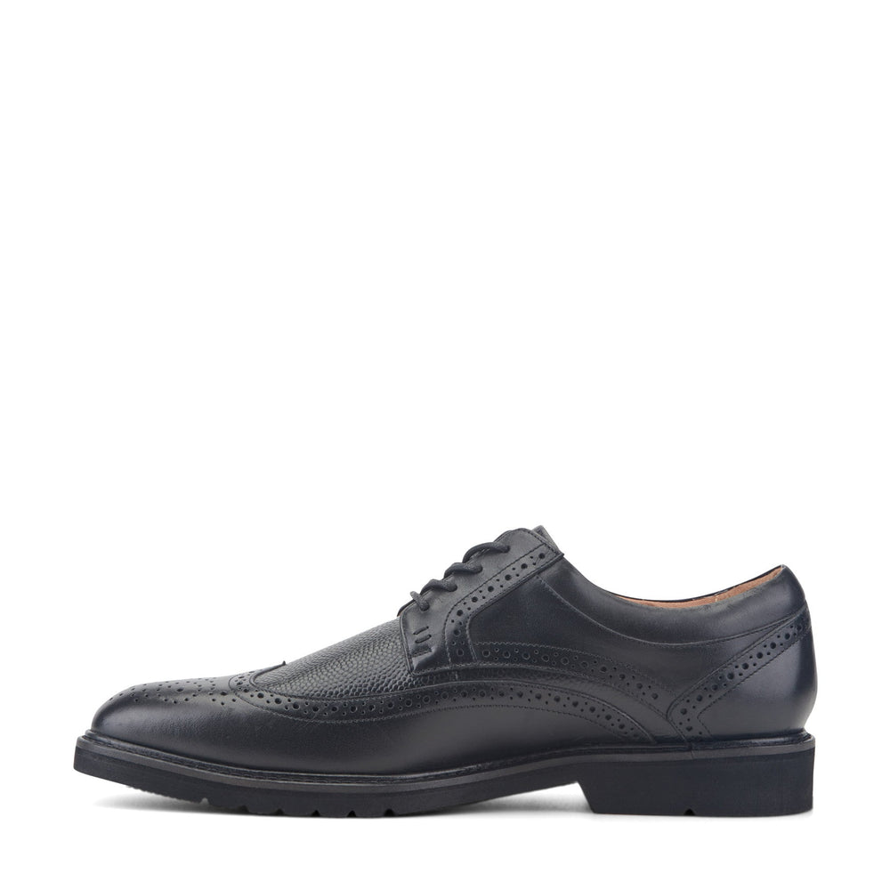 Rockport Men / Fallo Dress Lace-up Almond Toe Oxfords - Black Leather