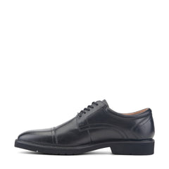 Rockport Men / Findlay Dress Lace-up Almond Toe Oxfords - Black Leather