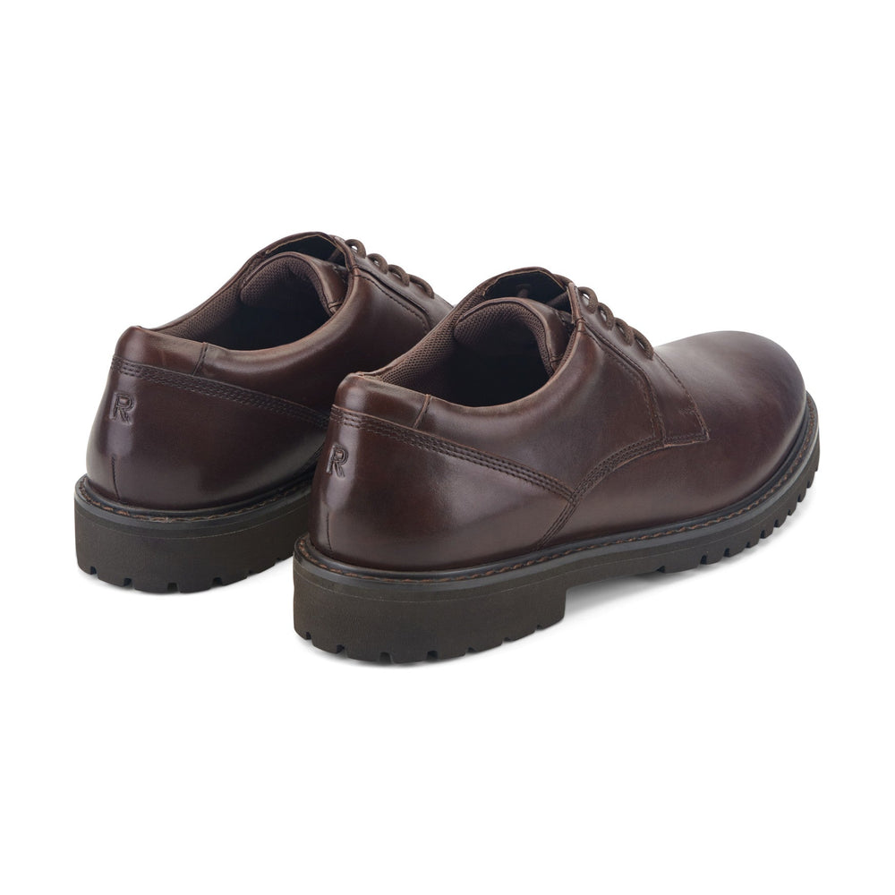 Rockport Men / Maverick Plain Toe Oxford - Dark Brown Leather