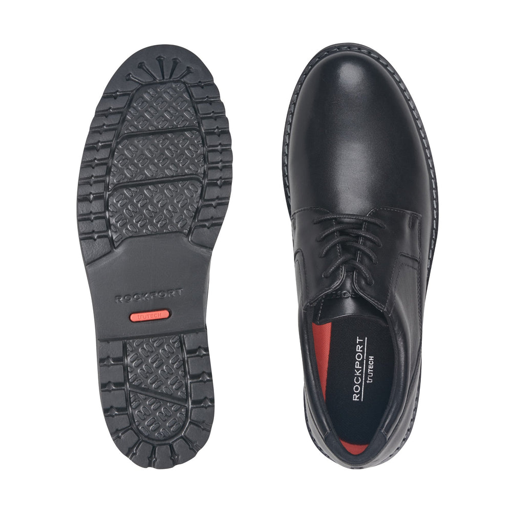 Rockport Men / Maverick Plain Toe Oxford - Black Leather