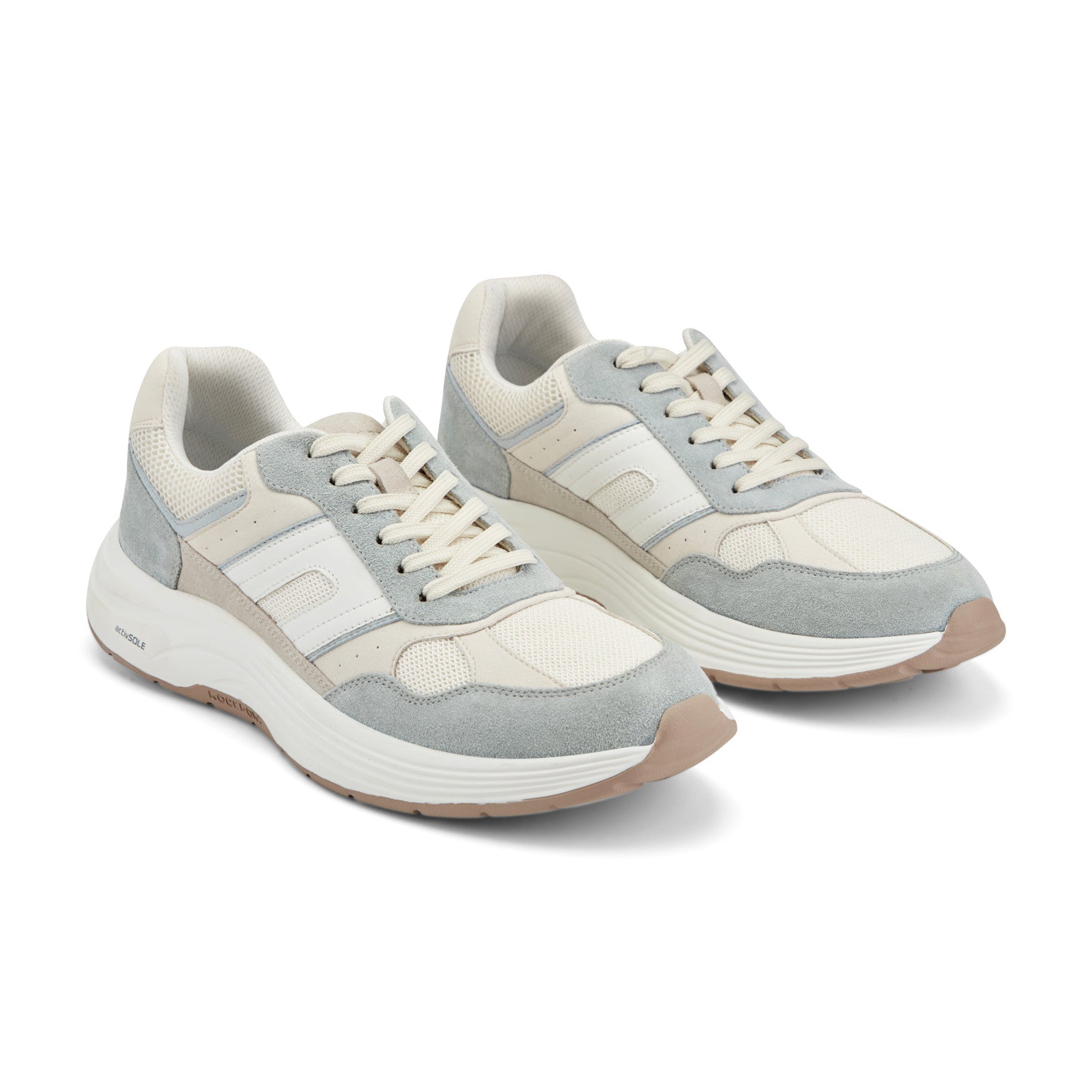 Rockport Men / Henry Casual Lace-Up Sneakers - Light Blue Suede