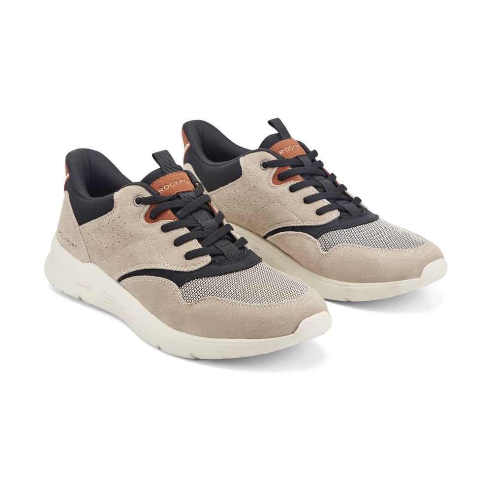 Rockport Men / Shawn Step Activated Casual Lace-up Sneakers - Taupe Suede