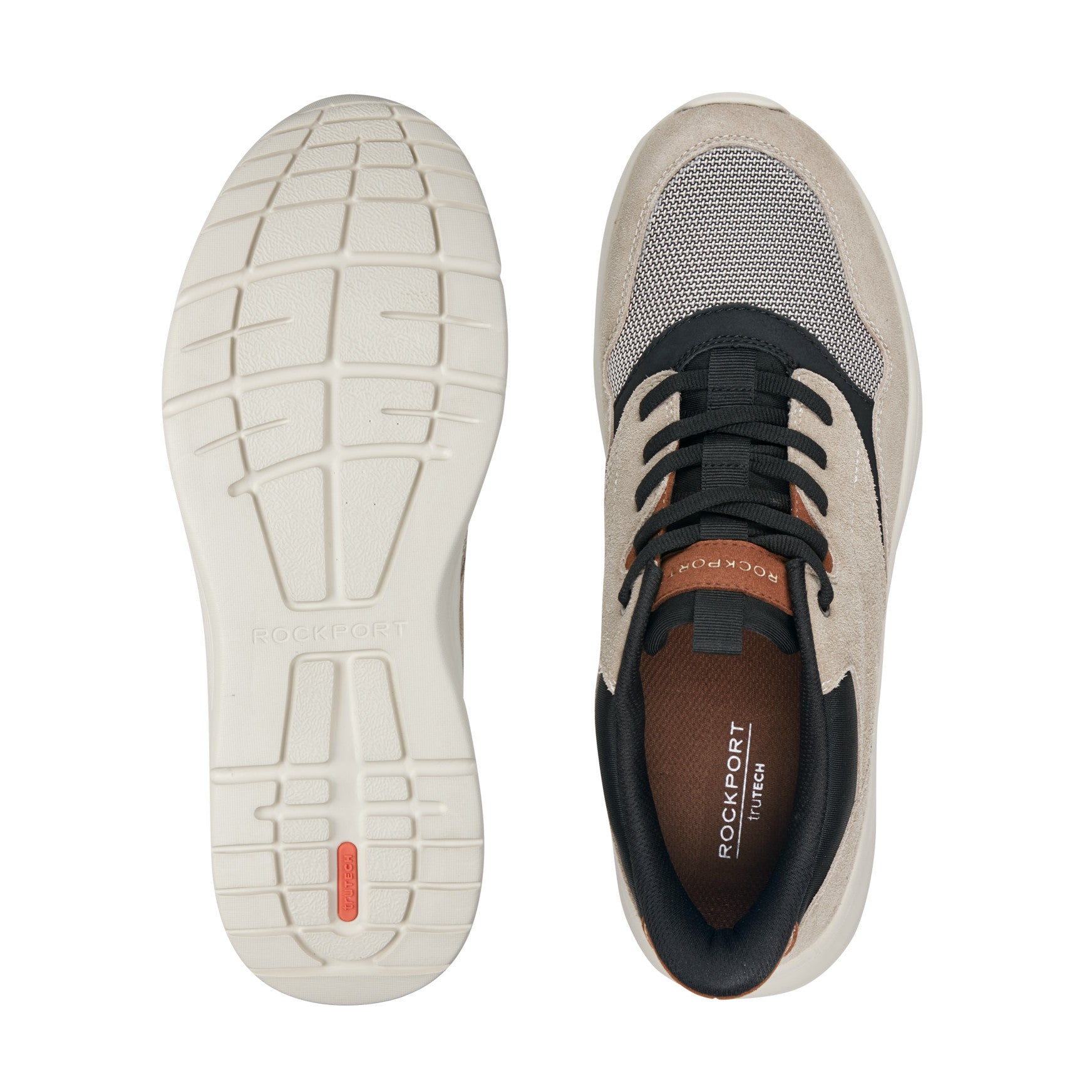 Rockport Men / Shawn Step Activated Casual Lace-up Sneakers - Taupe Suede