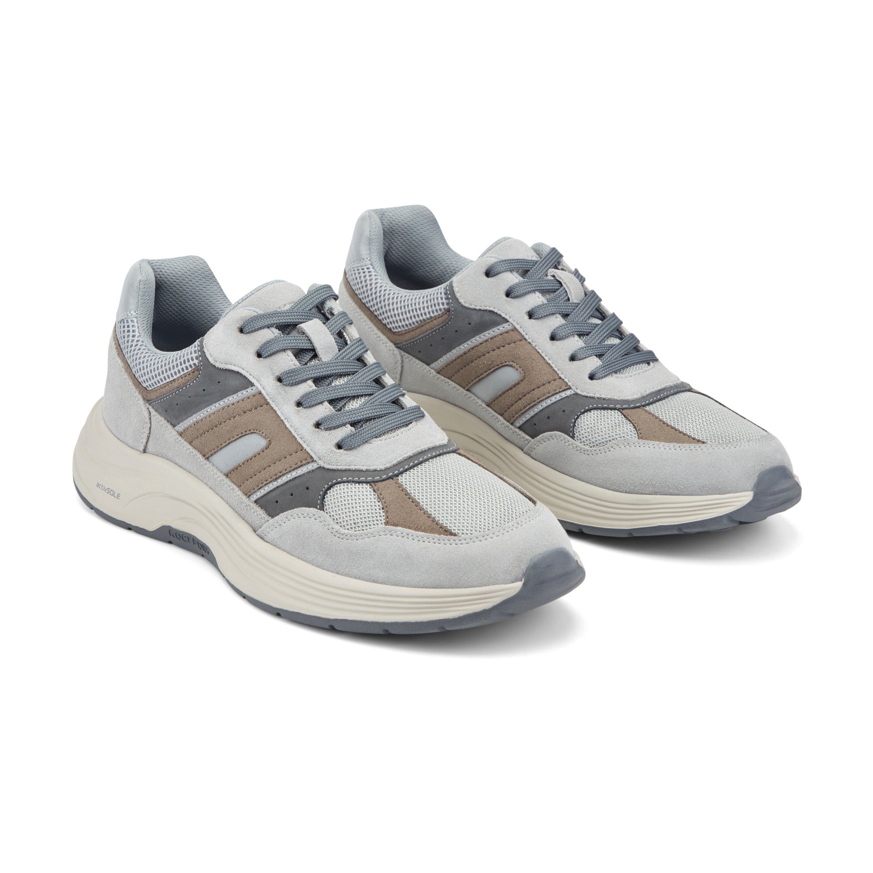 Rockport Men / Henry Casual Lace-Up Sneakers - Dark Gray Suede